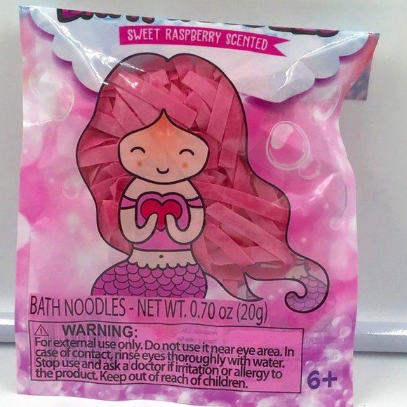 Grafix Bath Noodles Sweet Raspberry Scented 0.70 oz Set of 2 - Picture 1 of 2